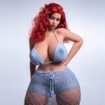 Salvant - Bambola sessuale BBW da 163 cm con grandi seni per sculacciate e mascella mobile - immagine 3
