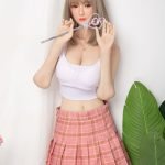 Meng-160CM Belle poupée asiatique en TPE avec tête en silicone