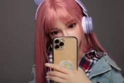 Mumu - bambola realistica ultra realistica da 148 cm con parrucca rosa in silicone TPE - immagine 24