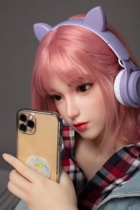Mumu - bambola realistica ultra realistica da 148 cm con parrucca rosa in silicone TPE - immagine 25