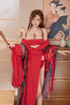Kameko - Poupée de sexe asiatique de 160 cm avec tête en silicone TPE, Belle et réaliste