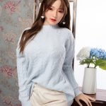 Emiko - 160 cm belle fille asiatique poupée sexuelle en TPE avec tête en silicone