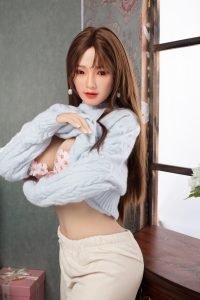 Emiko - Bellissima bambola realistica in TPE da ragazza asiatica da 160 cm con testa in silicone - immagine 13