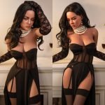 Papera - Bambola ibrida in silicone con testa marrone, alta 166 cm - immagine 17