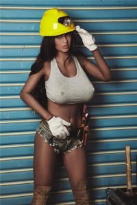 Roxane - Poupée sexuelle TPE avec grande poitrine, 163 CM (5,3 ft)