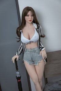 Eloisa - Bambola realistica asiatica cinese in TPE e silicone da 160 cm - immagine 10