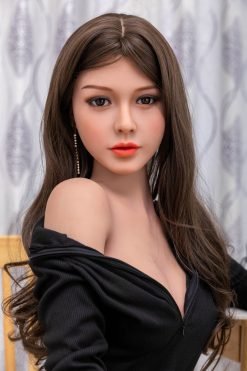 Michaux - Poupée d'amour asiatique ultra réaliste de 158 cm avec cheveux bruns en TPE