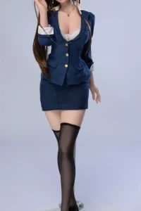Utako - Bambola asiatica dell'amore completamente in silicone per cosplay uniforme - immagine 7