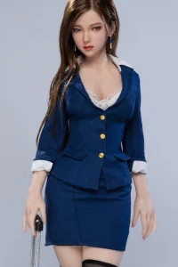 Utako - Bambola asiatica dell'amore completamente in silicone per cosplay uniforme - immagine 2