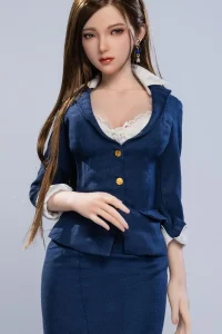 Utako - Bambola asiatica dell'amore completamente in silicone per cosplay uniforme - immagine 13