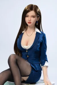 Utako - Poupée d'amour asiatique en silicone complet pour cosplay uniforme
