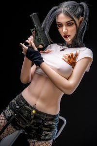 Lela - Bambola per adulti con testa in silicone da 173 cm, mascella snodata, cosplay (6 misure) - immagine 10