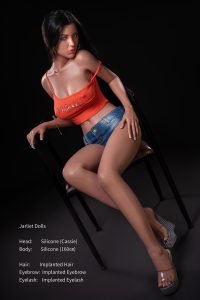 Munier - Poupée sexuelle en silicone pleine de 160 cm (5,2 ft) d'origine latine exotique, d'une beauté fascinante