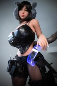 Jeanina-AiBei 153 cm (5,0 piedi) bambola realistica anime cosplay con capelli neri - immagine 28