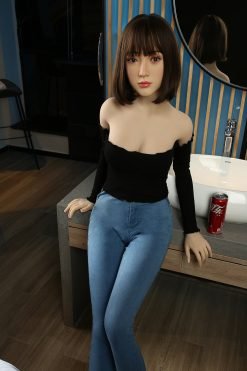 Pellissier - Poupée d'amour avec tête en silicone de 157 cm (5,1 ft) Poupée asiatique