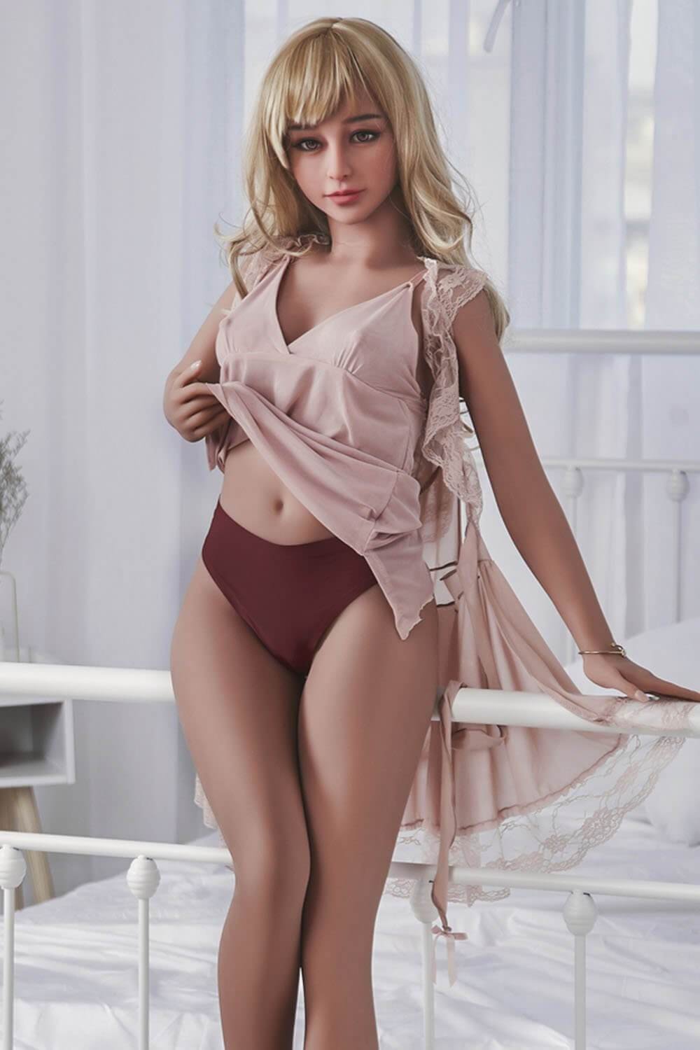 Foto del modello: Mabey - Bambola realistica bionda da uomo da 155 cm Foto del modello: Mabey - Bambola realistica bionda da uomo da 155 cm