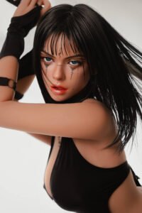 Arpin-Hybrid Sex Doll 166cm - Testa in silicone ROS Jaw e capelli neri - immagine 4