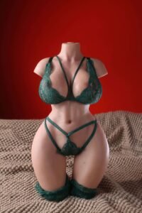 Busto in silicone solido 56 cm | Misura da viaggio per metà corpo | Consegna veloce UE - immagine 21