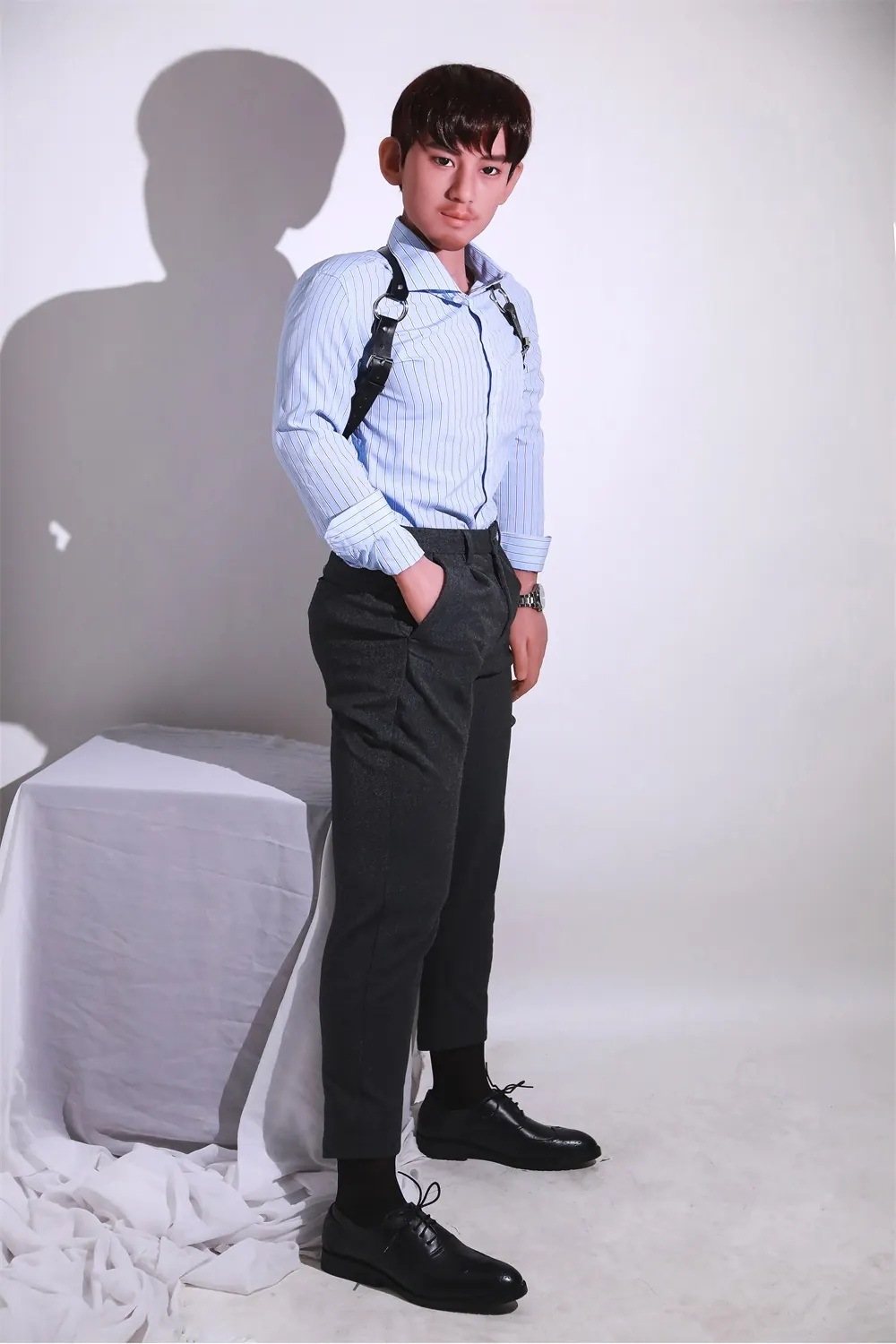 Dorian Delmas – Poupée homme sur mesure 170 cm en TPE, teint corail, tête 224 1