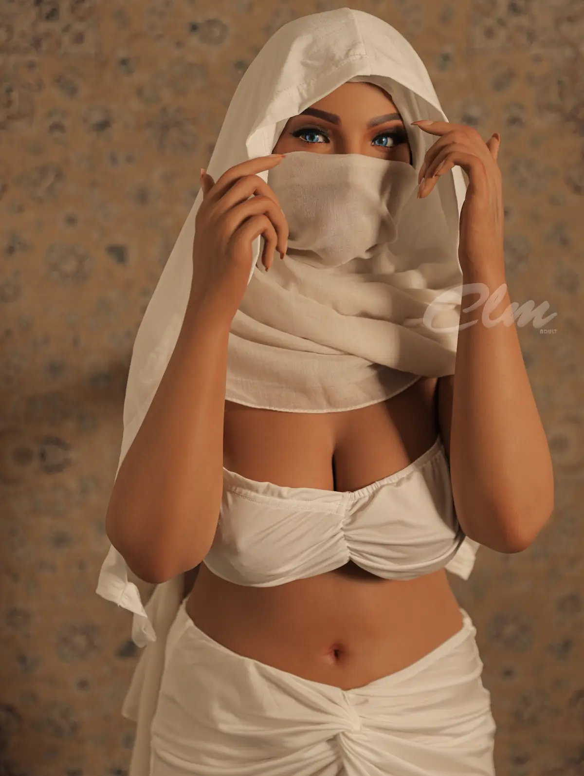 Mouna SiE159 – Poupée premium en silicone hâlé, 159 cm product view