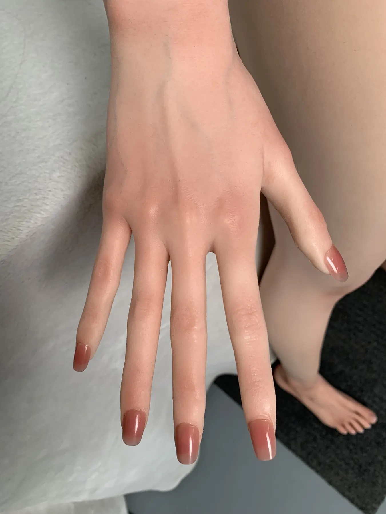 Aélis Chardin – Poupée sur mesure 168 cm en silicone intégral, teint naturel, tête 35 factory reference 1