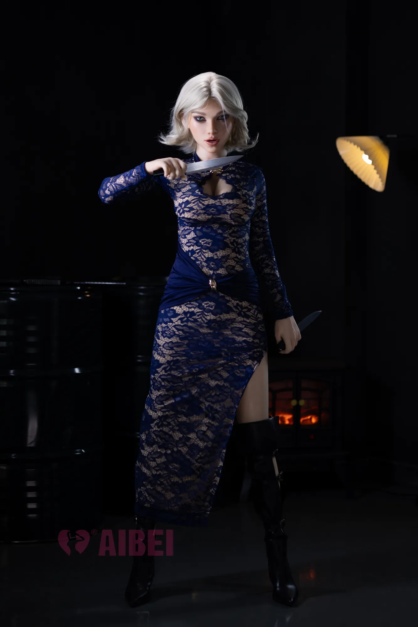 Tiphaine – Poupee AIBEI LUXE silicone 158 cm, bonnet F, visage AB23 1
