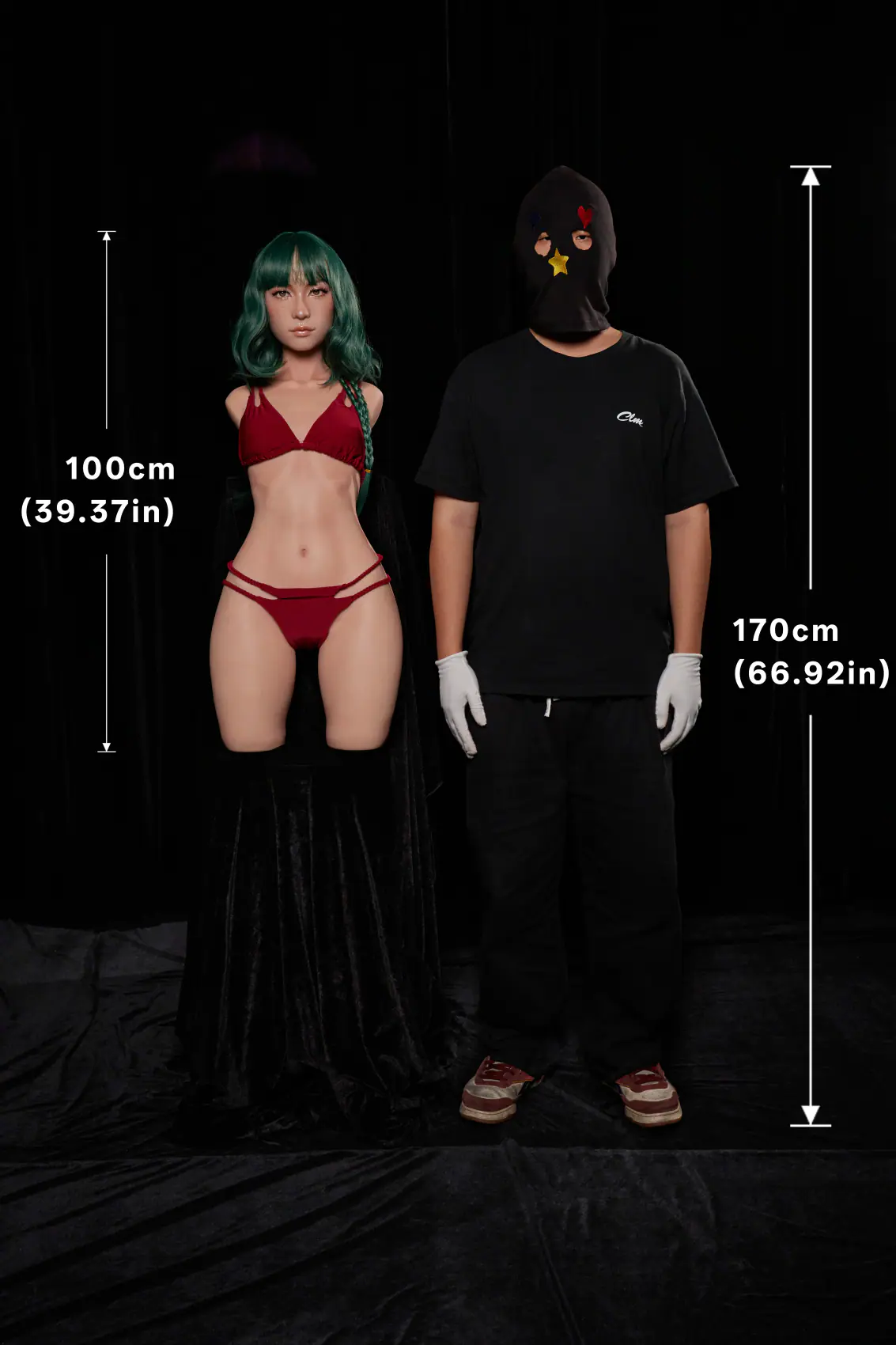 Mayu naturel – Buste ULW 881 avec tête 1