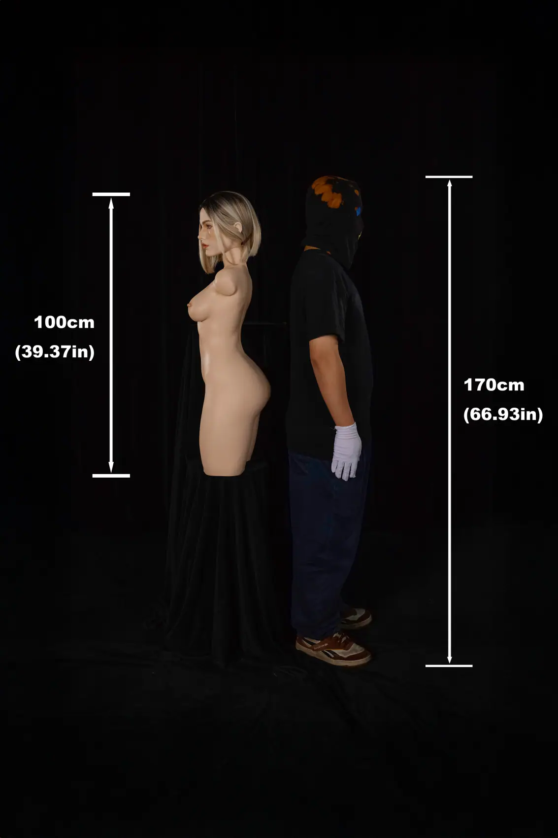 Eydis naturel – Buste ULW 882 avec tête 2