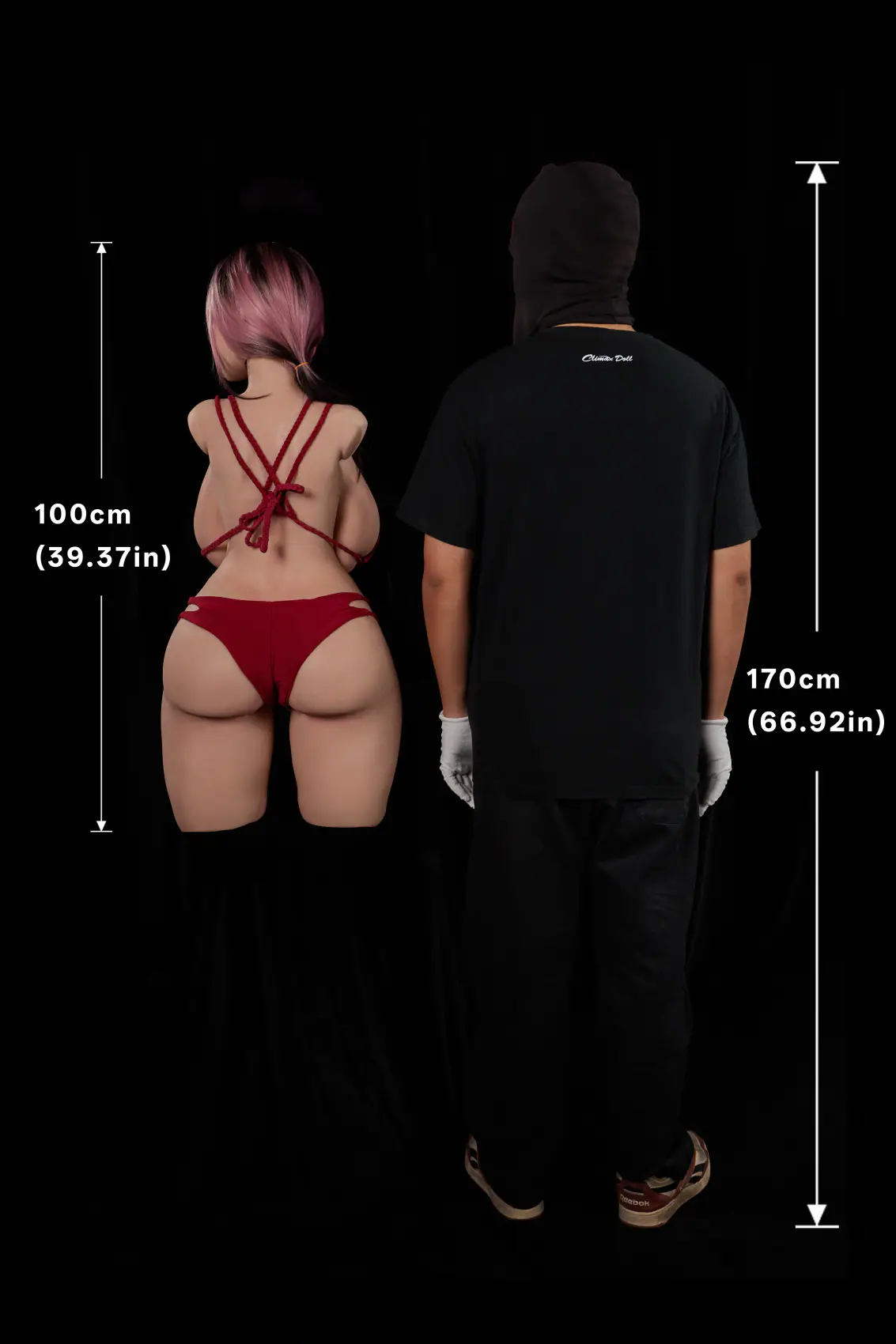 Rhea naturel – Buste ULW 884 avec tête 2